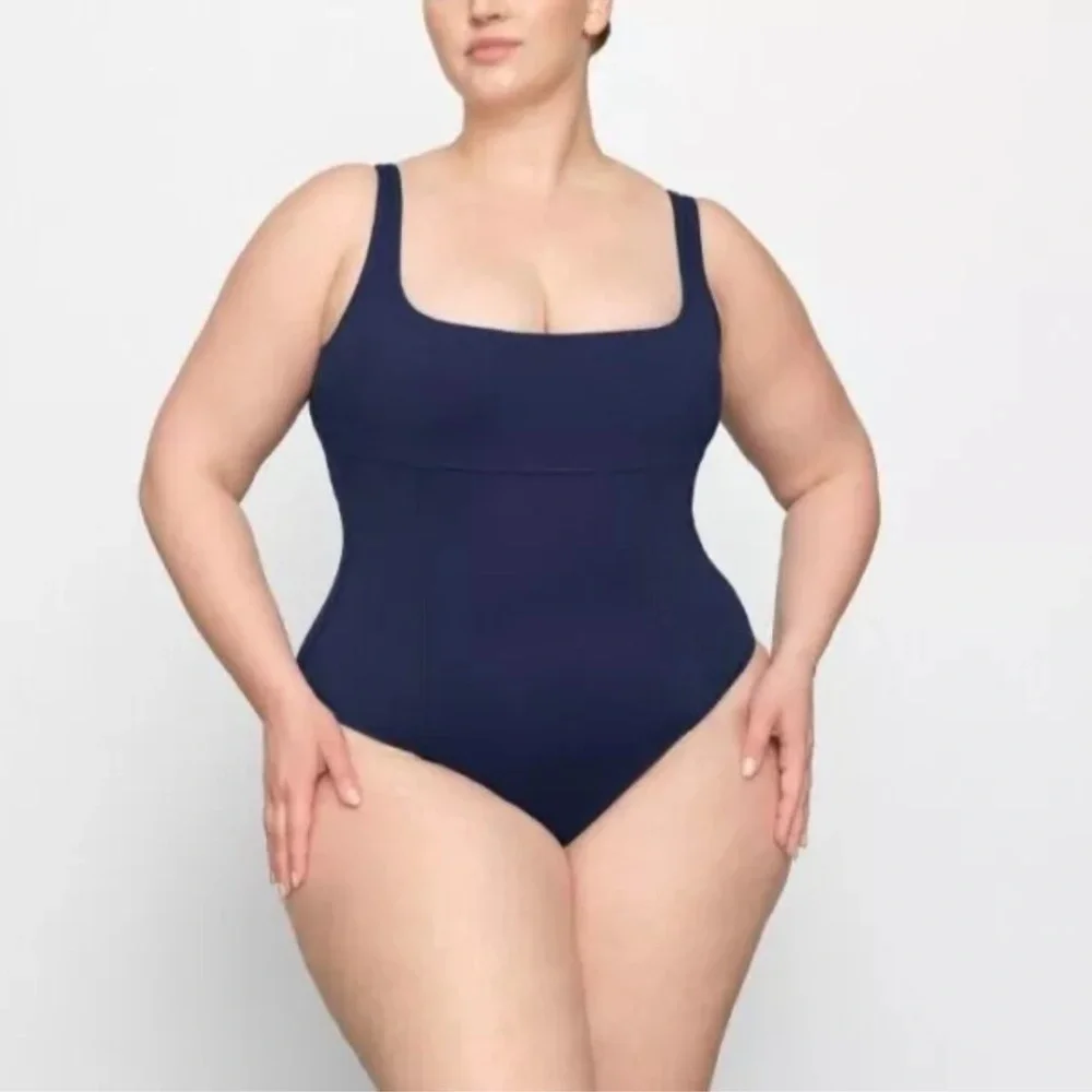SKIMS SCULPTING SWIM TANK ONE PIECE | STYLE: OP-BAF-2758 | COLOR: MIDNIGHT | NEW